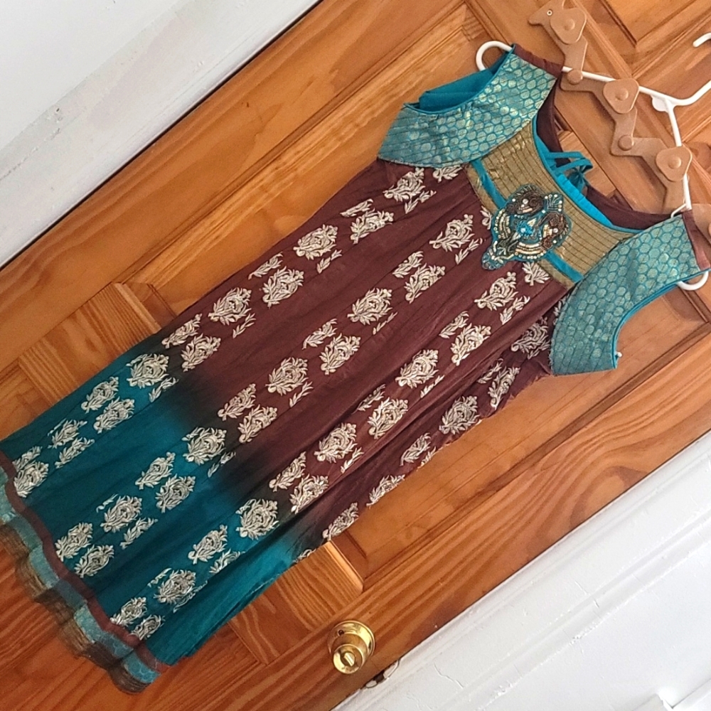 Brown Indian Salwar Kameez